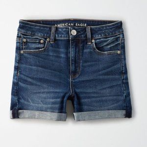 Dark wash American Eagle jean shorts